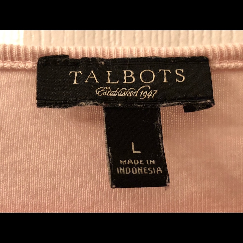🎈Talbots Sz L Ruffle Top - Picture 2 of 6